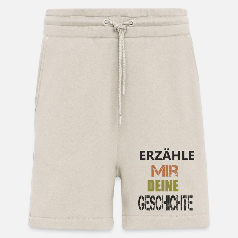 ERZÄHLE MIR DEINE GESCHICHTE - Shorts - made by SPREAD - WARM CLAY