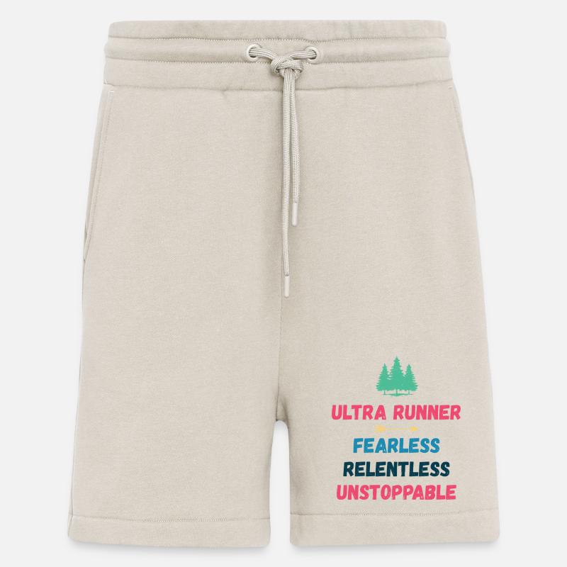 Ultra Runner - Intrépide. Implacable. Imparable. - Short bio décontracté fabriqué en UE - WARM CLAY