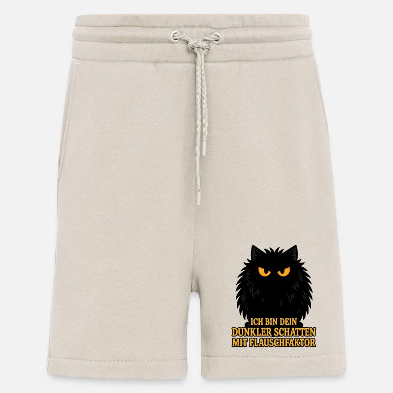 Dunkler Schatten mit Flauschfaktor – Katze - Shorts - made by SPREAD - WARM CLAY