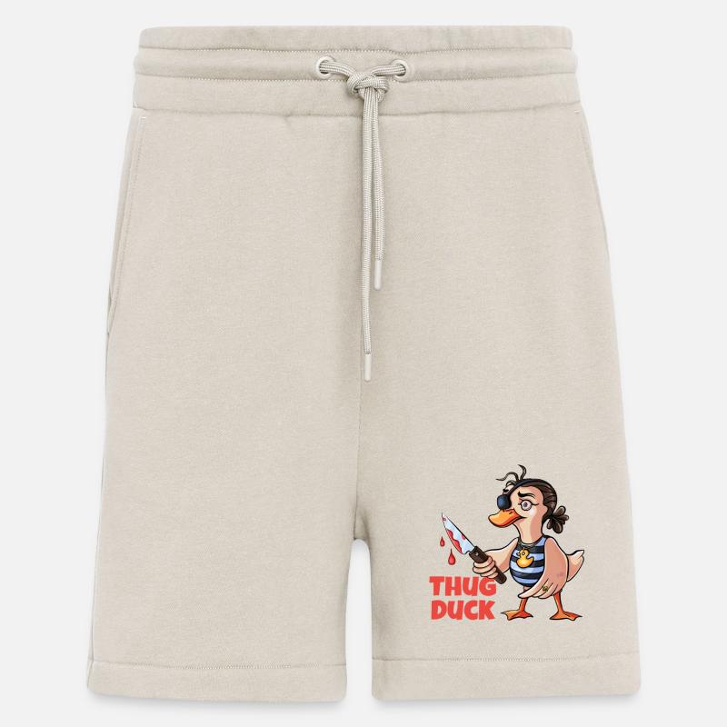 Thug Duck hält ein Messer-Meme - Shorts - made by SPREAD - WARM CLAY