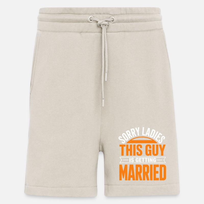 Ce gars va se marier - Short bio décontracté fabriqué en UE - WARM CLAY