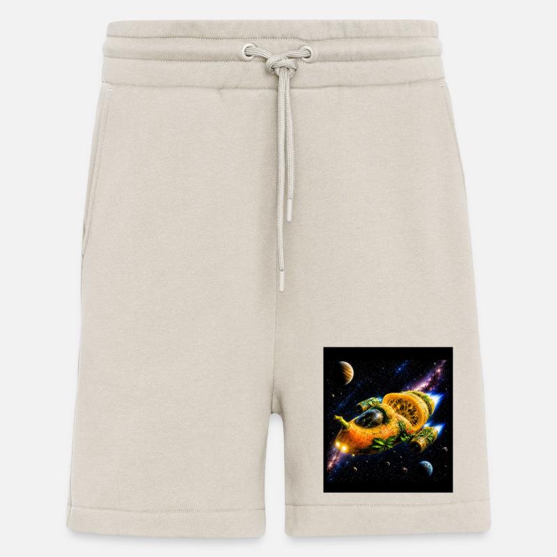 Aventure spatiale Citrus - Short bio décontracté fabriqué en UE - WARM CLAY