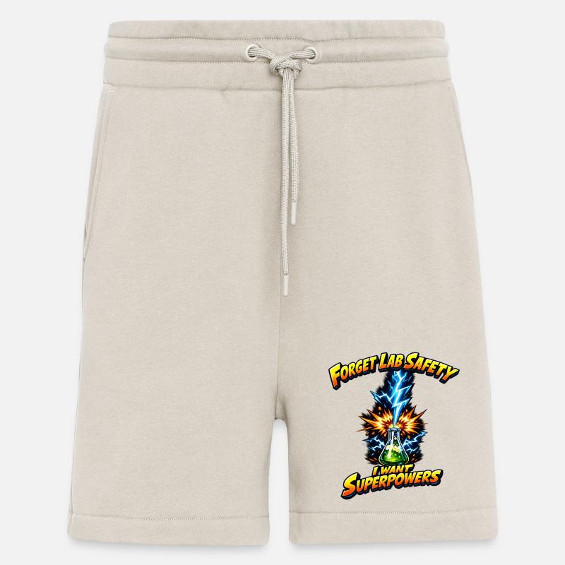 Forgetting lab safety – superpowers - Shorts - made by SPREAD - WARM CLAY