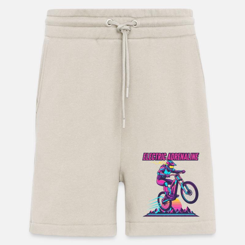 Electric Adrenaline Synthwave E-MTB - Shorts - made by SPREAD - WARM CLAY