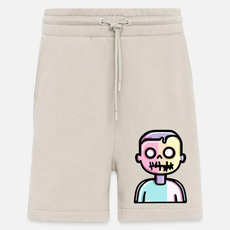 Zombie Halloween Comic - Shorts - made by SPREAD - WARM CLAY