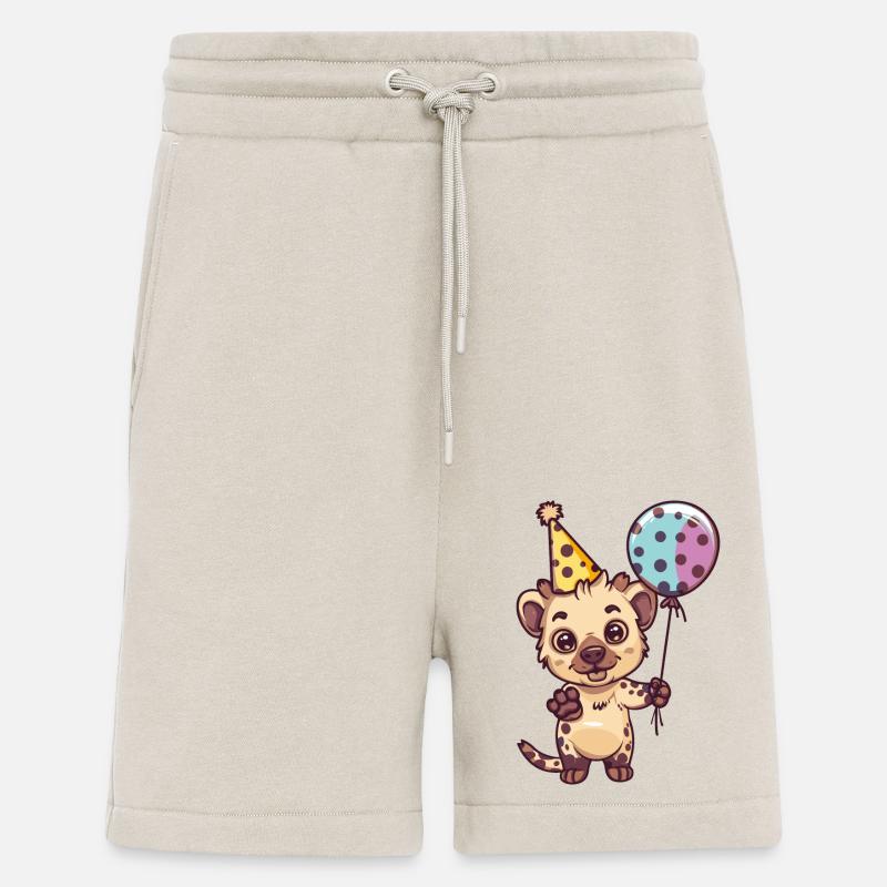 Hyena Birthday Comic - Shorts - made by SPREAD - WARM CLAY