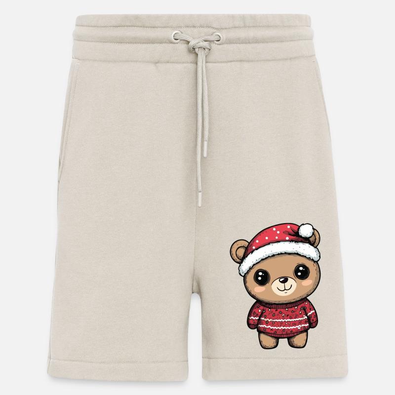 Bär Weihnachten Comic - Shorts - made by SPREAD - WARM CLAY