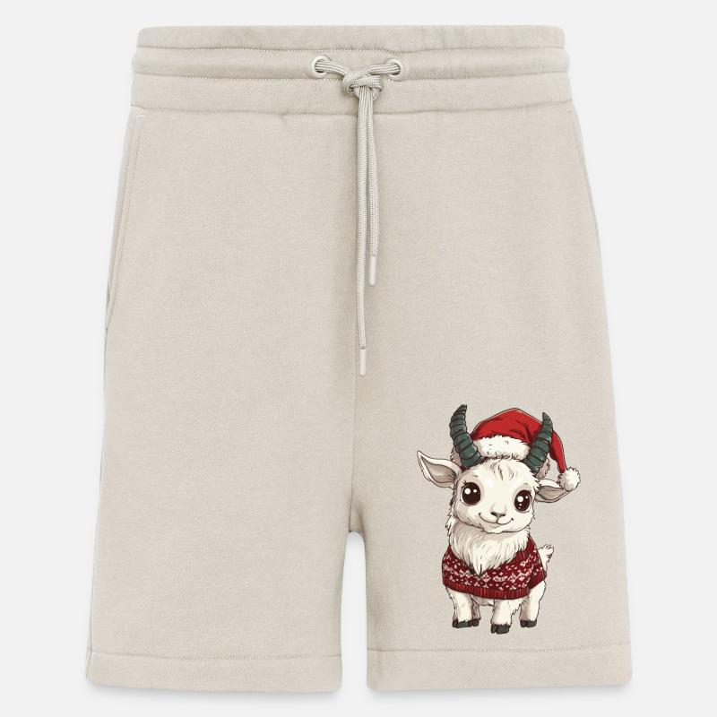 Bergziege Weihnachten Comic - Shorts - made by SPREAD - WARM CLAY