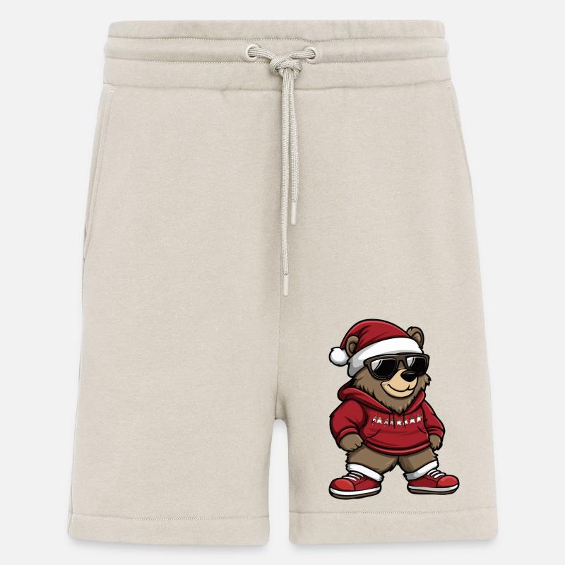 Bär Weihnachten X-Mas - Shorts - made by SPREAD - WARM CLAY