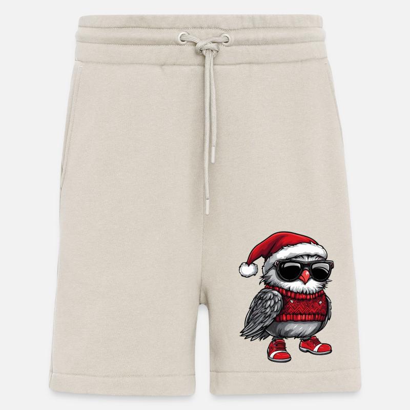 Eule Weihnachten Comic Cool - Shorts - made by SPREAD - WARM CLAY