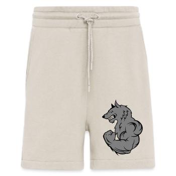 strong wolf - Shorts - made by SPREAD - WARM CLAY - Vorne