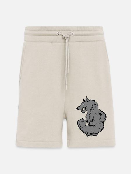 Strong Wolf - Shorts - made by SPREAD - WARM CLAY