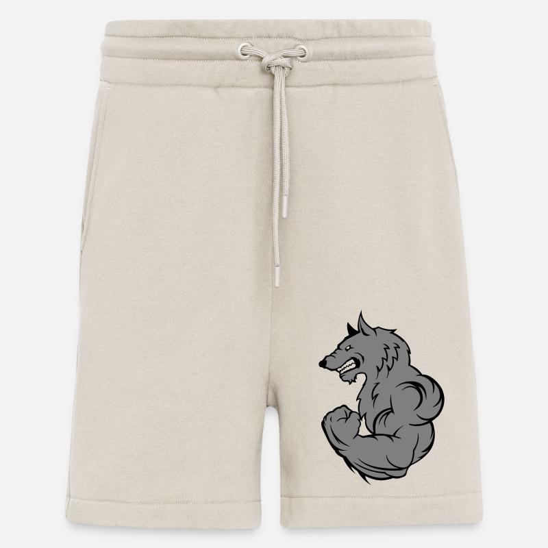 Loup fort - Short bio décontracté fabriqué en UE - WARM CLAY