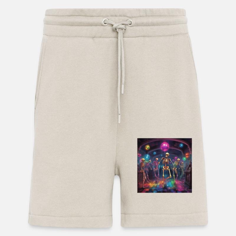 Tanzstunde der Skelette - Shorts - made by SPREAD - WARM CLAY