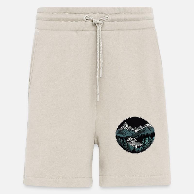 Schweizer Berge - Shorts - made by SPREAD - WARM CLAY