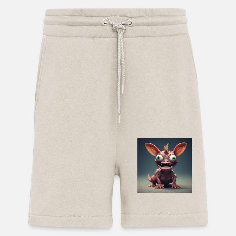 Créature joyeuse - Short bio décontracté fabriqué en UE - WARM CLAY