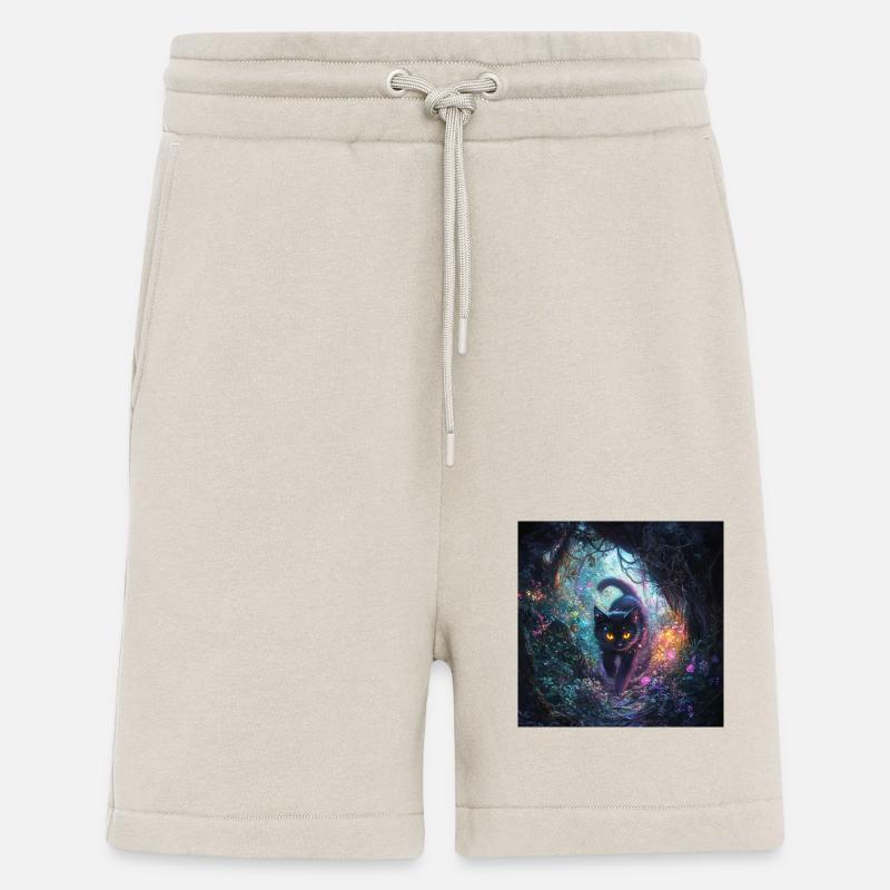 FANTASY Forest Cat 4 - Shorts - made by SPREAD - WARM CLAY