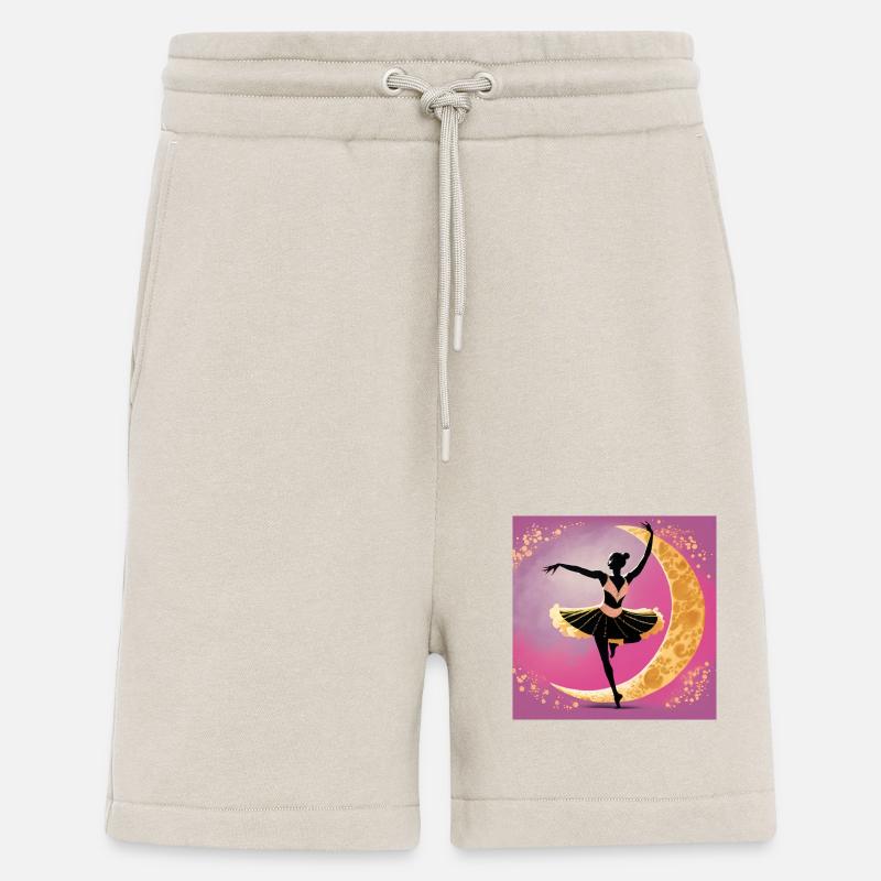 Danse de la lune - Short bio décontracté fabriqué en UE - WARM CLAY