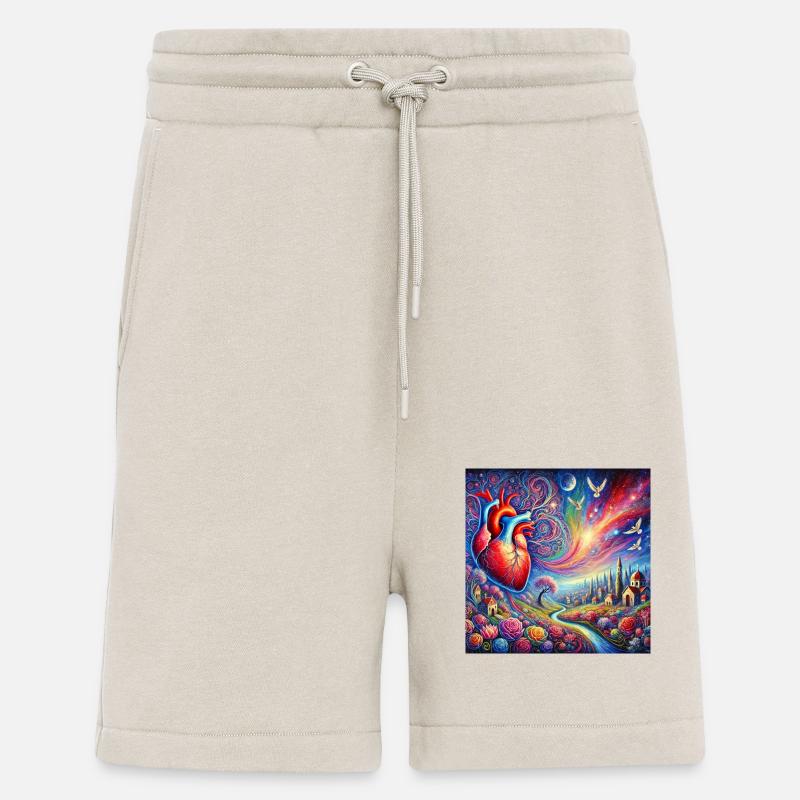 Das schwebende Herz - Shorts - made by SPREAD - WARM CLAY