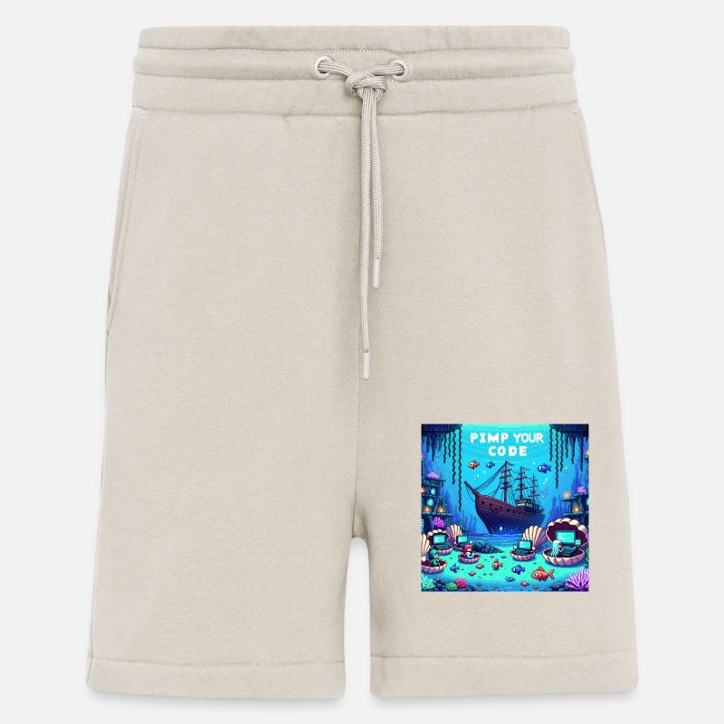 Underwater PimpYourCode - Shorts - made by SPREAD - WARM CLAY