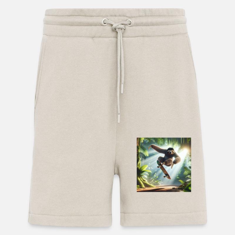 Faultier Wanderer Skateboarder - Shorts - made by SPREAD - WARM CLAY