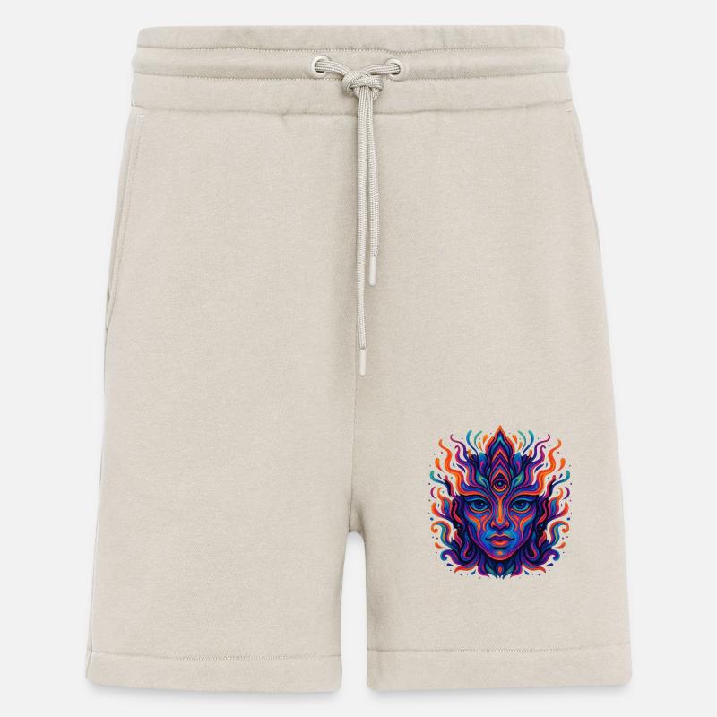 Psychedelische Farbenexplosion - Shorts - made by SPREAD - WARM CLAY