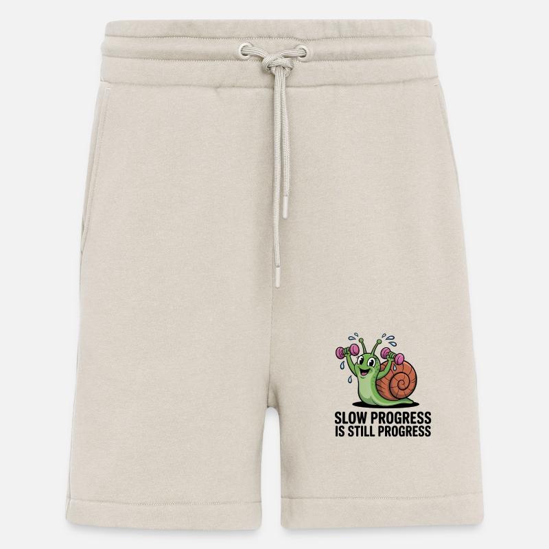 Slow Progress is still Progress - Shorts - made by SPREAD - WARM CLAY