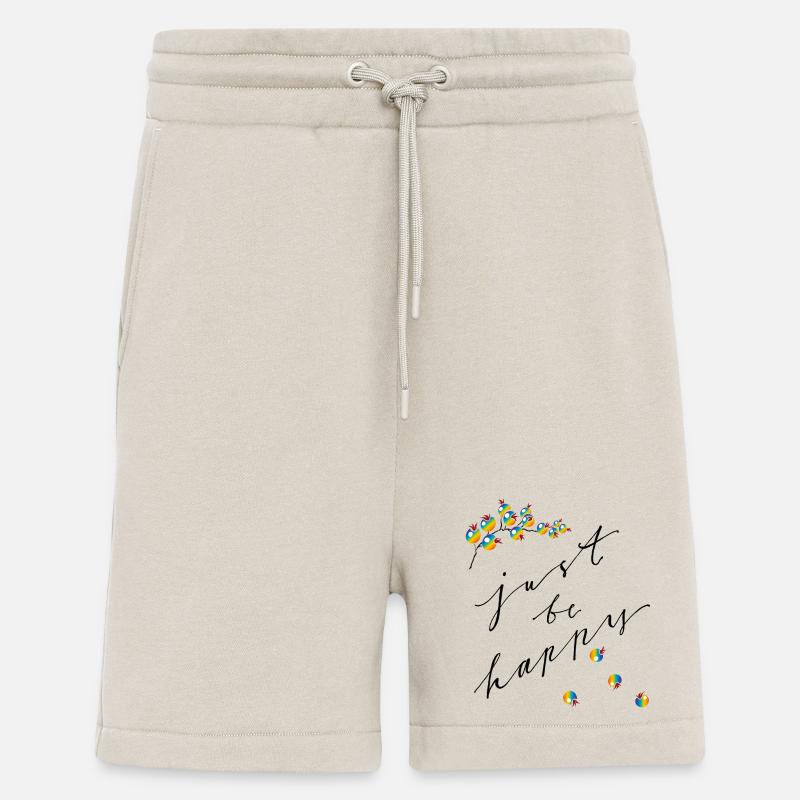 Soyez simplement heureux - Short bio décontracté fabriqué en UE - WARM CLAY