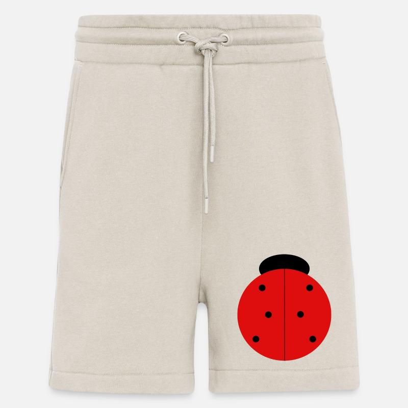 Rote Marienkäfer mit Mitessern - Shorts - made by SPREAD - WARM CLAY