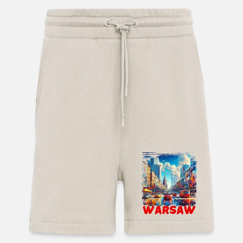 Varsovie - Short bio décontracté fabriqué en UE - WARM CLAY