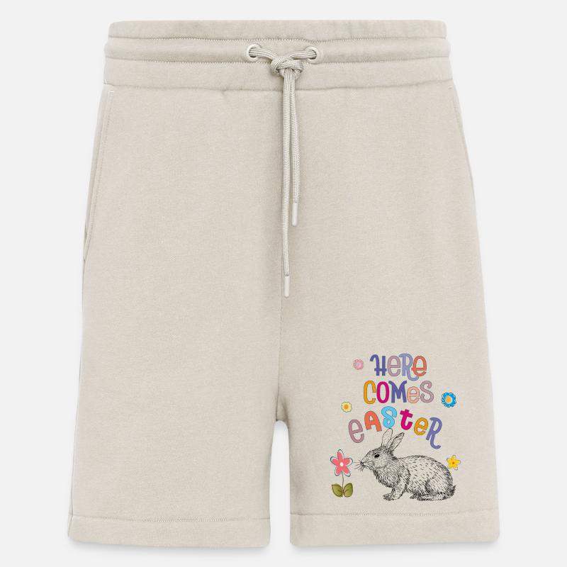 Happy Easter Easter Bunny - Shorts - made by SPREAD - WARM CLAY