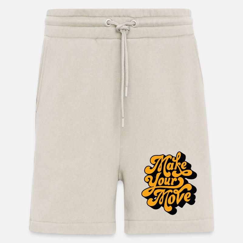 Make Your Move Retro Script - Shorts - made by SPREAD - WARM CLAY