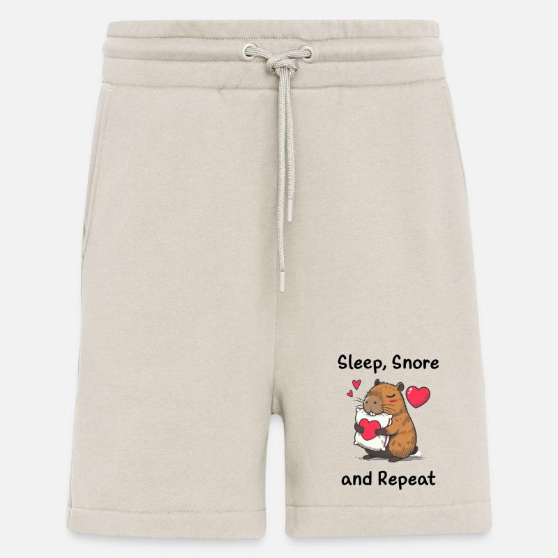 Capybara Herzliebe - Shorts - made by SPREAD - WARM CLAY