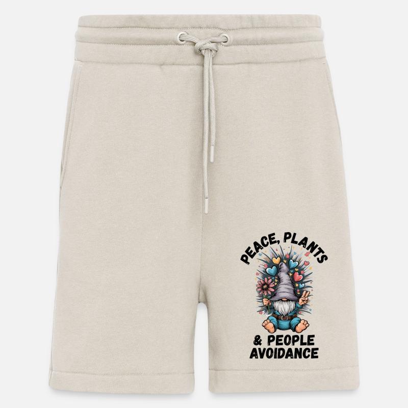 Peace, Plants and People Avoidance - Shorts - made by SPREAD - WARM CLAY