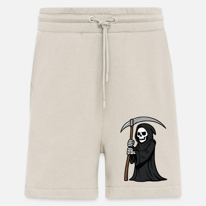 Grim Reaper Comic - Shorts - made by SPREAD - WARM CLAY
