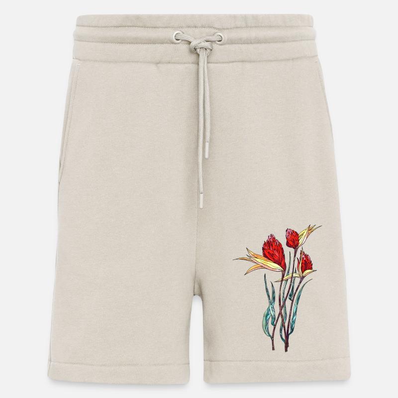 Fleur - Short bio décontracté fabriqué en UE - WARM CLAY