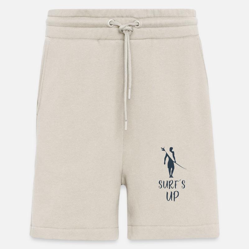 Surf, surf, surfing - Short bio décontracté fabriqué en UE - WARM CLAY