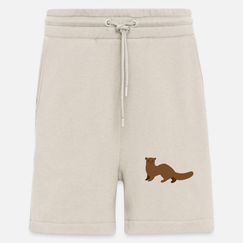 Brauner Mungo Wiesel oder Hermelin - Shorts - made by SPREAD - WARM CLAY