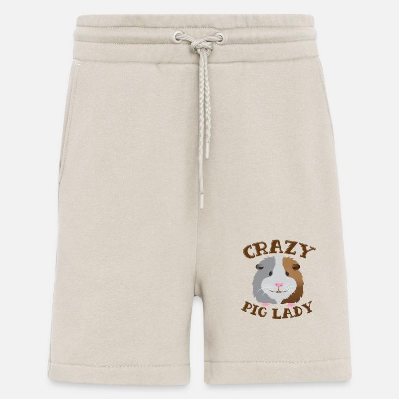 Dame cochon dinde cochon - Short bio décontracté fabriqué en UE - WARM CLAY