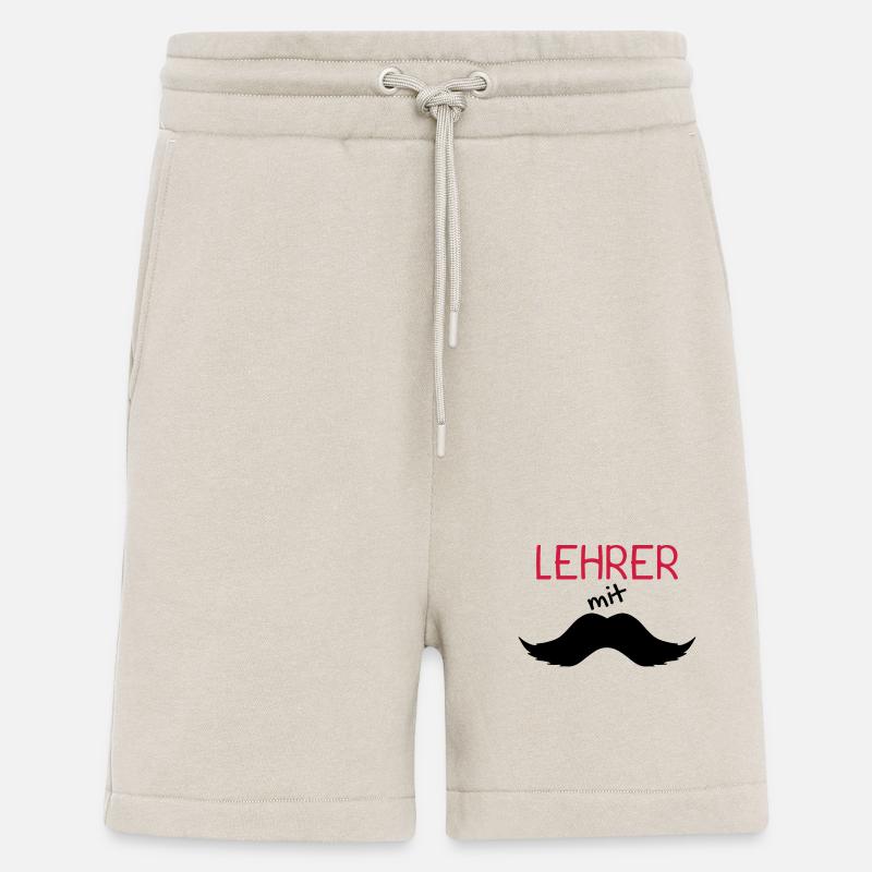 Lehrer mit Schnurrbart - Shorts - made by SPREAD - WARM CLAY