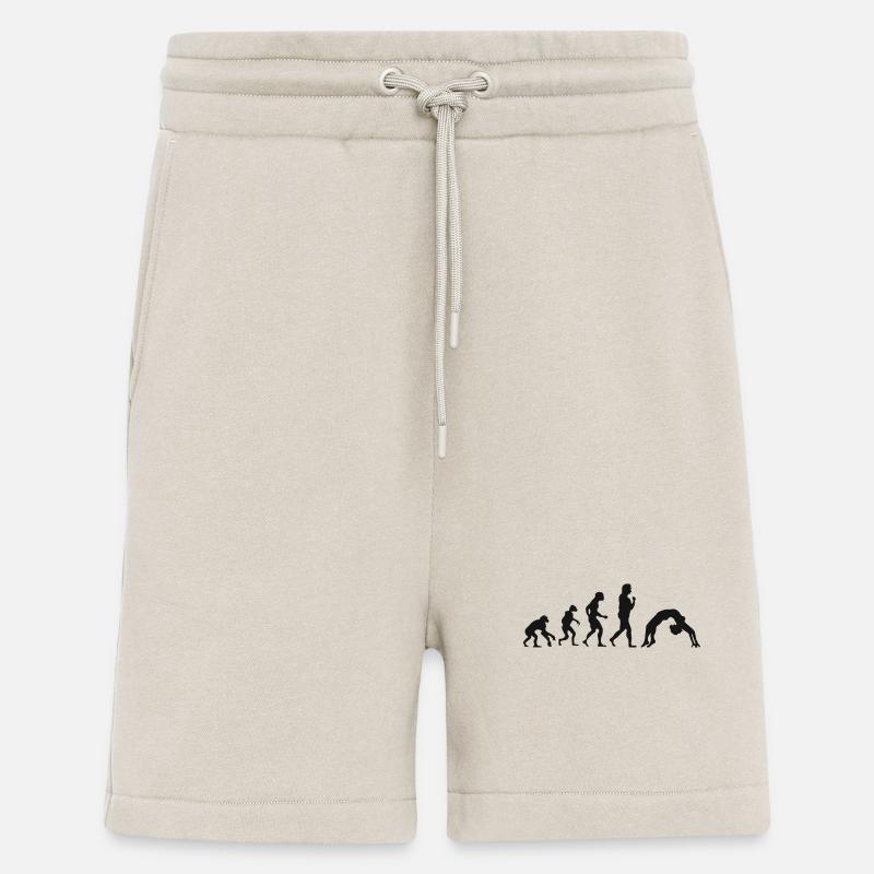Turnen Entwicklung Tanzen Evolution - Shorts - made by SPREAD - WARM CLAY