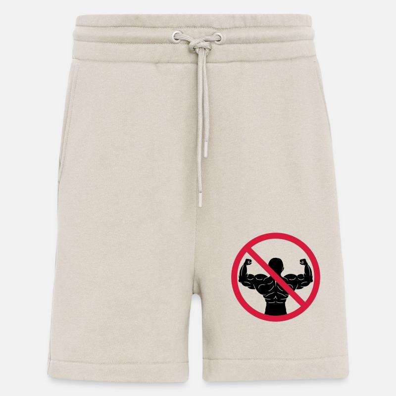 Keine Bodybuilder Verboten - Shorts - made by SPREAD - WARM CLAY