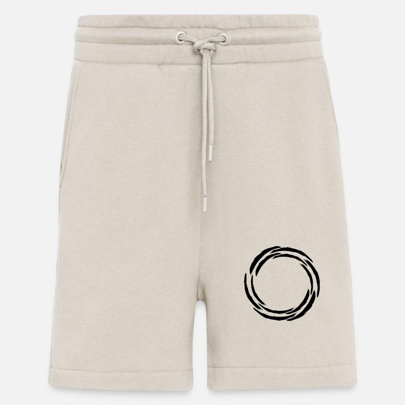 Circle - Round - Pattern - Icon - Shorts - made by SPREAD - WARM CLAY