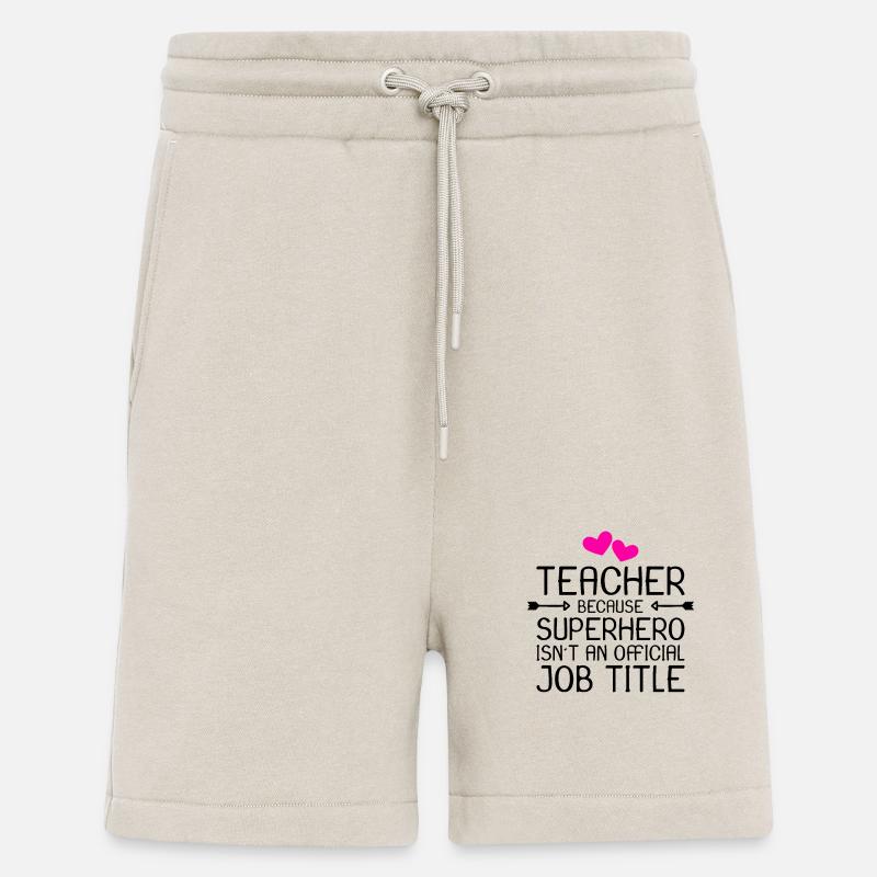 Lehrer Superheld Geschenk - Shorts - made by SPREAD - WARM CLAY