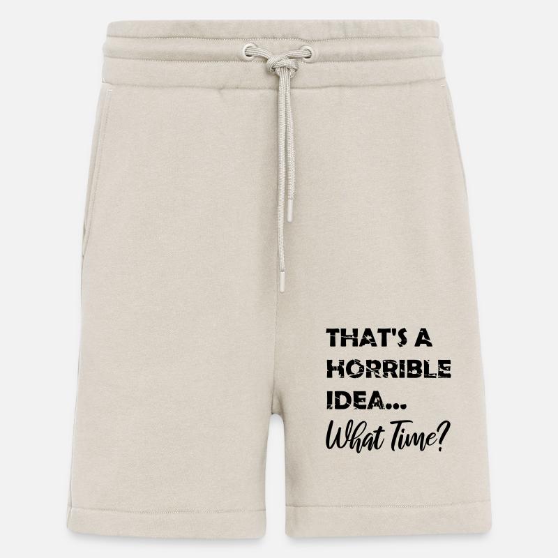 C’est une idée horrible - Short bio décontracté fabriqué en UE - WARM CLAY