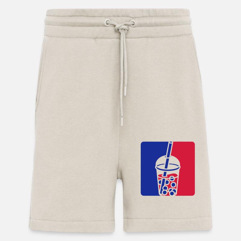 Blau Rot Bubble Tea - Shorts - made by SPREAD - WARM CLAY