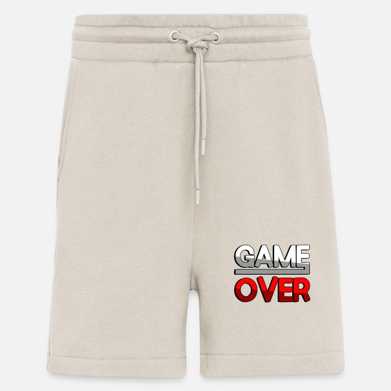 GAME OVER (Red) - Gaming - Shorts - made by SPREAD - WARM CLAY