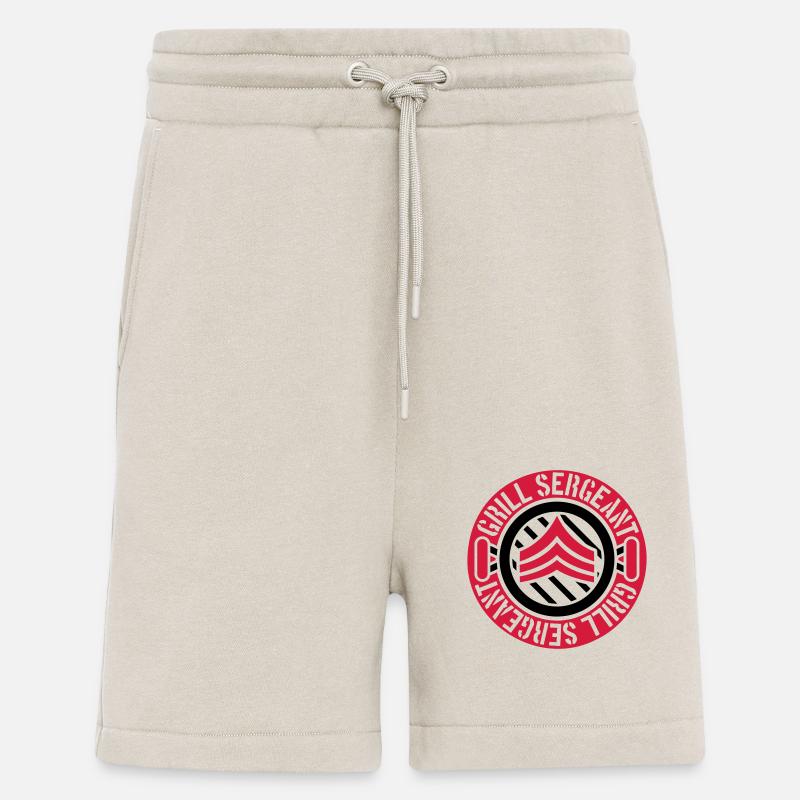 Barbecue Grill Sergeant Stempel - Shorts - made by SPREAD - WARM CLAY