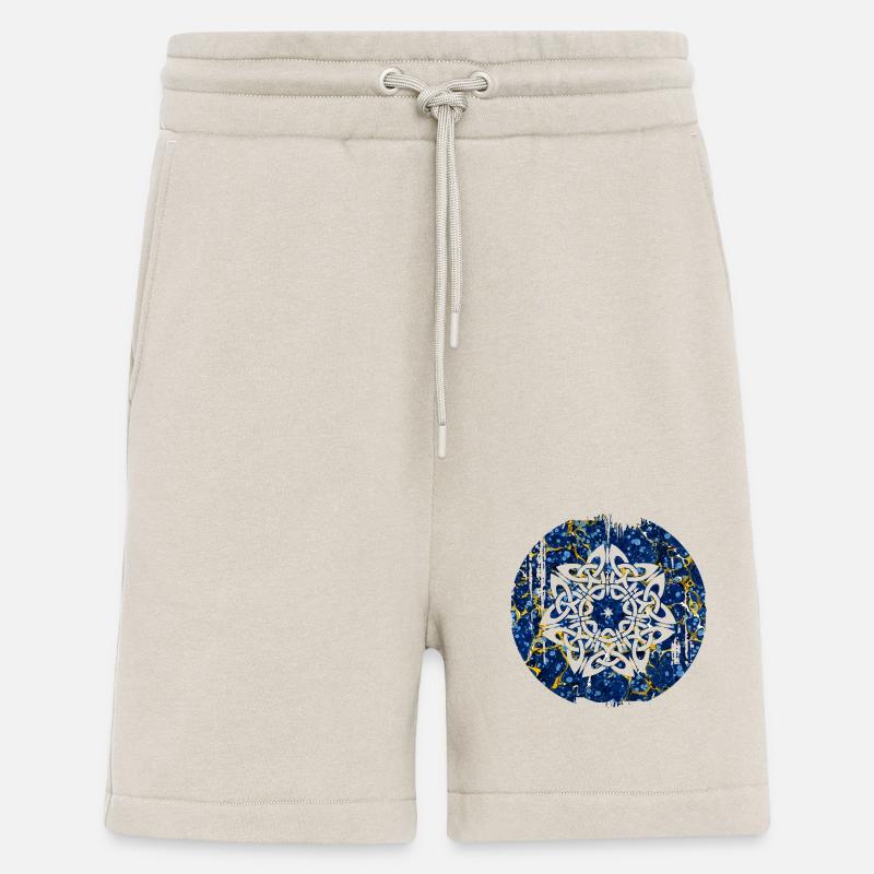 Nœud celtique 16 e 272 - Short bio décontracté fabriqué en UE - WARM CLAY