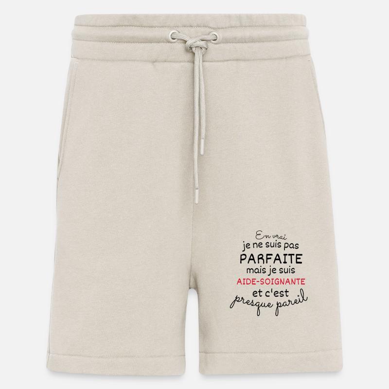 Pas Parfaite Mais Aide Soignante - Short bio décontracté fabriqué en UE - WARM CLAY
